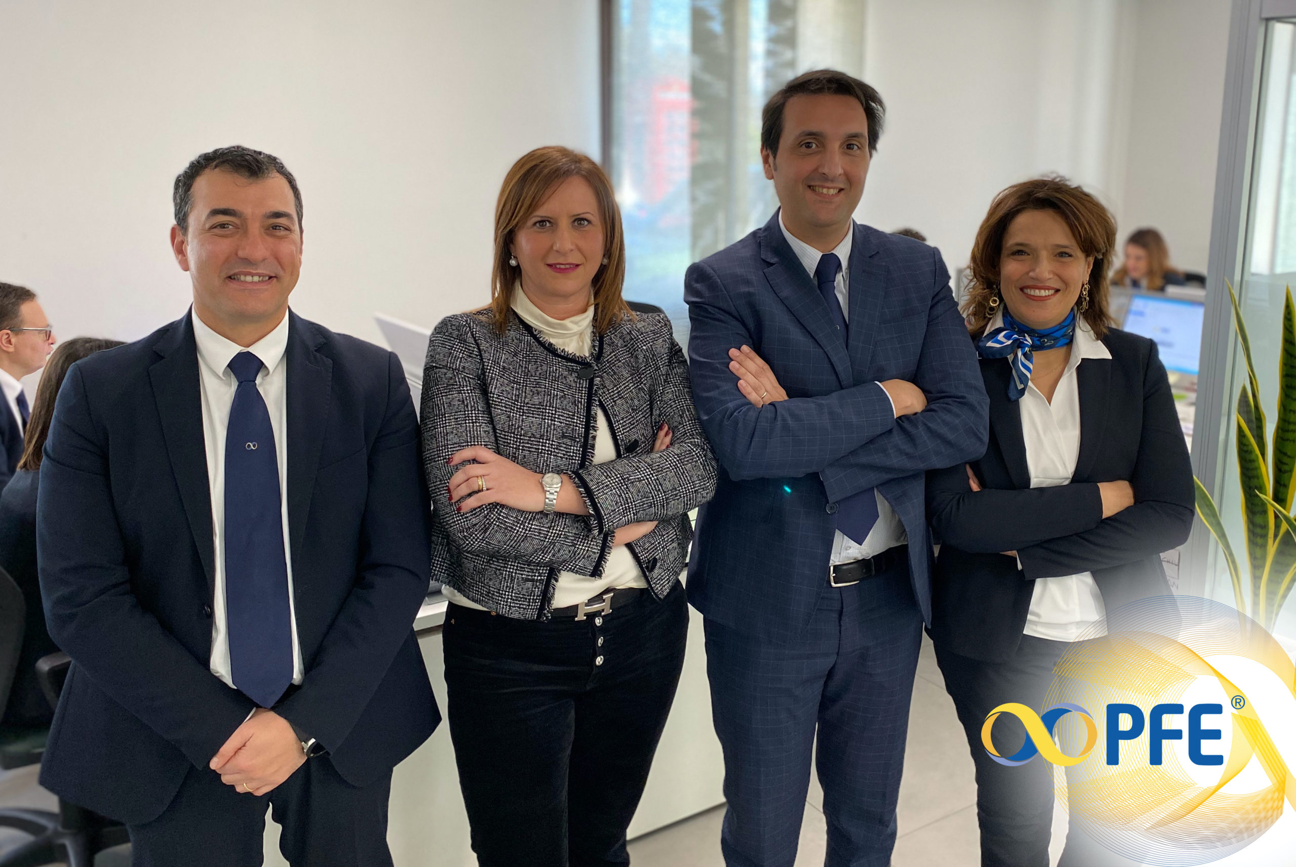 Alla scoperta di PFE: Maria Costa a capo della Direzione Centrale Risorse Umane insieme al suo Team composto da Giuseppe Pilato, Giacomo Casalicchio e Sabrina Ravalli