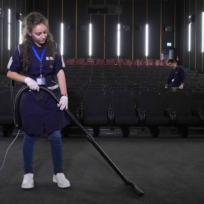 Cleaning nelle sale cinematografiche
