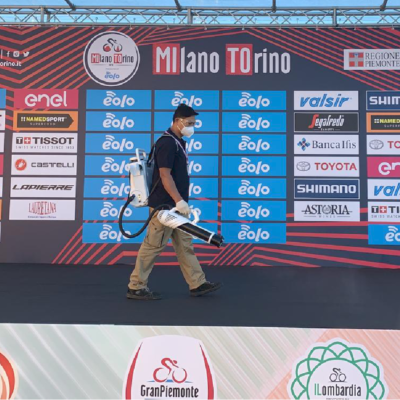 PFE Informa: la sanificazione anti covid-19 per le grandi classiche del ciclismo italiano, parola a Marcello Abbate