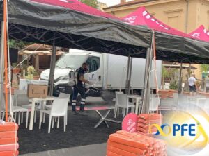 PFE Informa: la sanificazione del 103esimo Giro d’Italia, Marcello Abbate intervistato dal TGR Sicilia alla partenza di Monreale