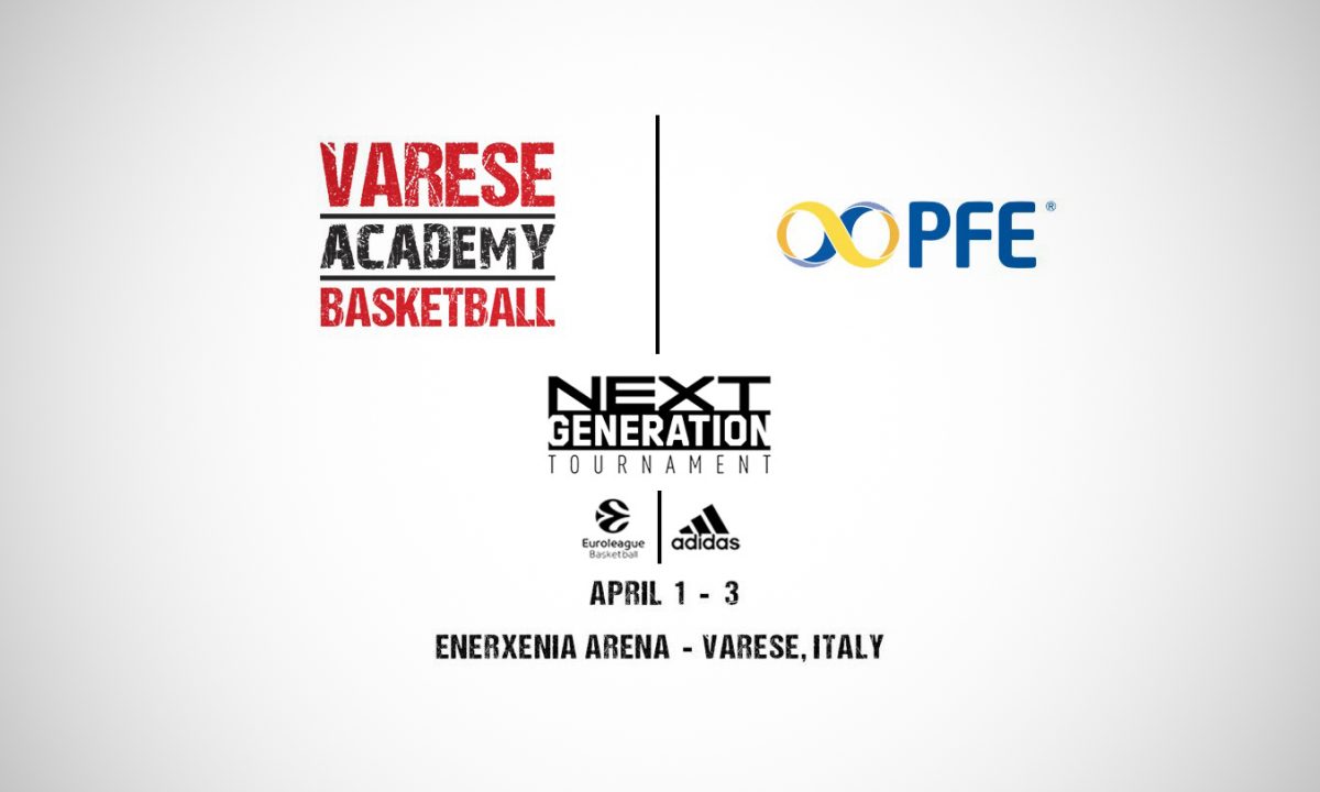 PFE per lo Sport: partnership con Varese Academy Basketball per l’Adidas Next Generation 2022